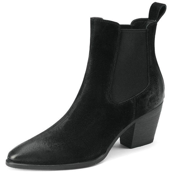 boots pointed toe shoes woman winter spring ankle genuine suede leather high heels ladies concise design women, Black
boots pointed toe shoes woman winter spring ankle genuine suede leather high heels ladies concise design women, Black
