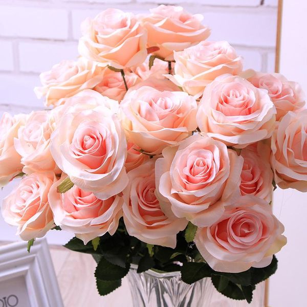 head/bunch artificial flower wedding silk peony bride bouquet white rose fake home decoration accessories decorative flowers &
head/bunch artificial flower wedding silk peony bride bouquet white rose fake home decoration accessories decorative flowers &