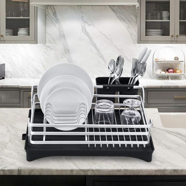 stainless aluminium kitchen drying dish rack sink drain holder cutlery drainer accessories storage plate organizer shelf gold & organization
stainless aluminium kitchen drying dish rack sink drain holder cutlery drainer accessories storage plate organizer shelf gold & organization