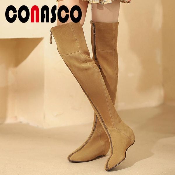 boots conasco women over the knee autumn winter warm cow leather night club party prom shoes elegant woman, Black
boots conasco women over the knee autumn winter warm cow leather night club party prom shoes elegant woman, Black