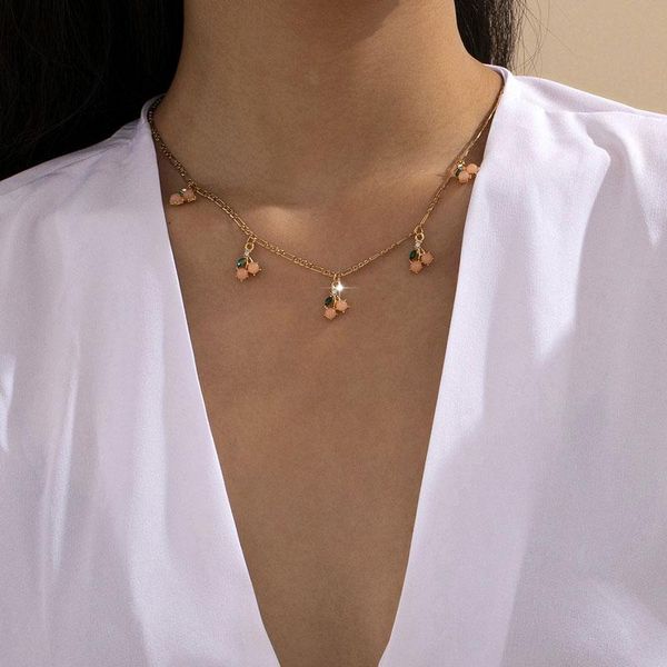 pendant necklaces cute peach grape fruit necklace for women fashion simplicity gold color chain choker jewelry gift, Silver
pendant necklaces cute peach grape fruit necklace for women fashion simplicity gold color chain choker jewelry gift, Silver
