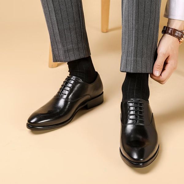 dress shoes keluote mens formal genuine leather oxford for men italian 2021 wedding laces business, Black
dress shoes keluote mens formal genuine leather oxford for men italian 2021 wedding laces business, Black
