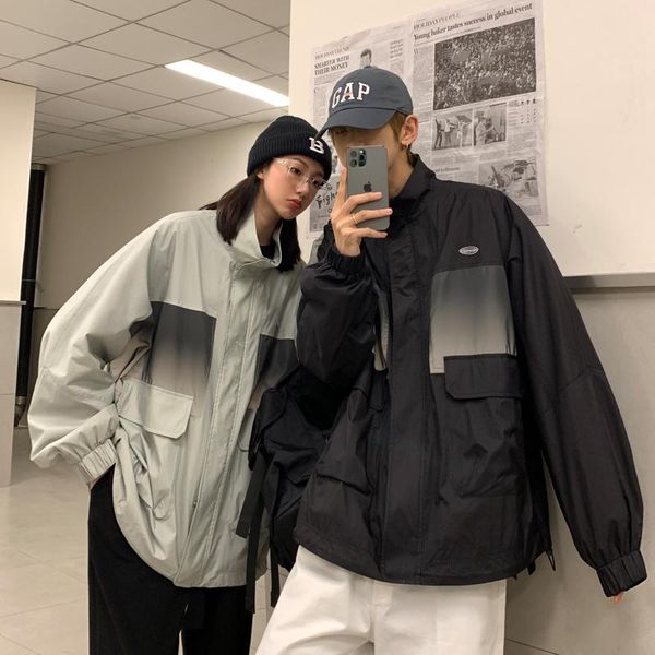 men's jackets 2021 mens korean fashion streetwear bomber jacket male couple y2k coats men reflective harajuku varsity coat, Black;brown
men's jackets 2021 mens korean fashion streetwear bomber jacket male couple y2k coats men reflective harajuku varsity coat, Black;brown