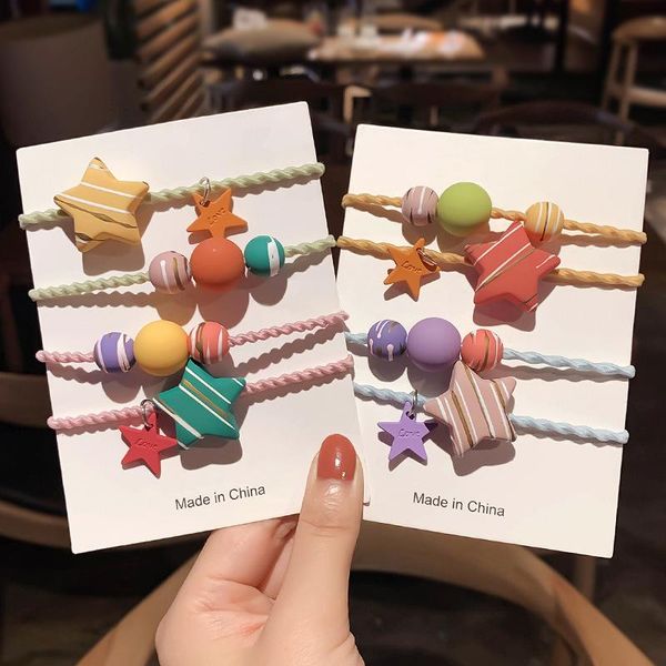 korean star round beads hair bands for girls candy color cute headwear scrunchies elastic rubber ropes accessories, Slivery;white
korean star round beads hair bands for girls candy color cute headwear scrunchies elastic rubber ropes accessories, Slivery;white