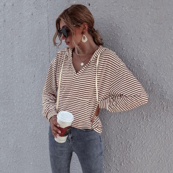 women long sleeve drawstring hoodies sweatshirt stripe pullover sweatsuit j78e women's & sweatshirts, Black
women long sleeve drawstring hoodies sweatshirt stripe pullover sweatsuit j78e women's & sweatshirts, Black