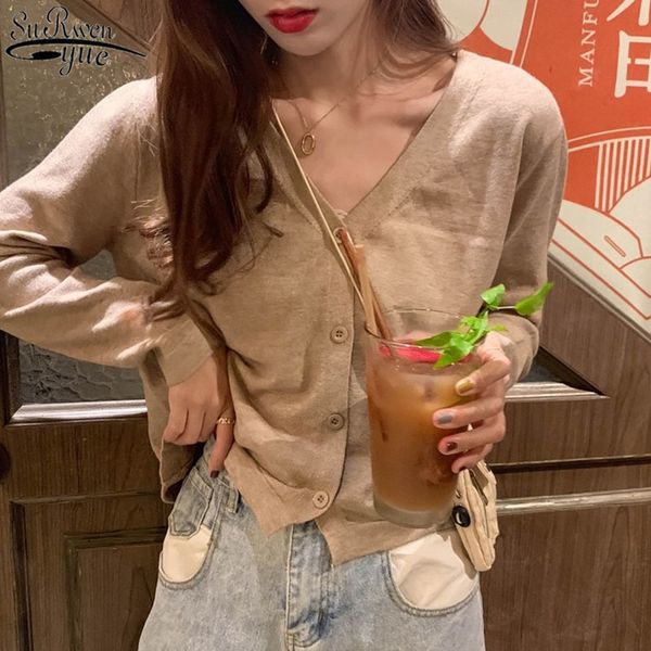 loose thin women's sweaters casual v-neck long sleeve cardigan knitted solid singel breasted winter clothes 11753 210427, White;black
loose thin women's sweaters casual v-neck long sleeve cardigan knitted solid singel breasted winter clothes 11753 210427, White;black