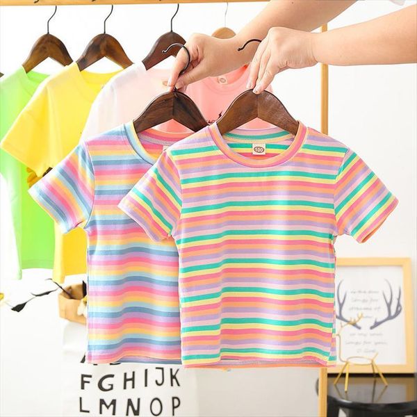 fashion rainbow t shirt for girls o neck short sleeve clothing kids clothes cotton summer striped sweet, Blue
fashion rainbow t shirt for girls o neck short sleeve clothing kids clothes cotton summer striped sweet, Blue