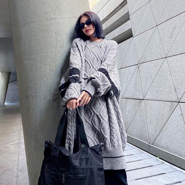 size orange big knitting sweater loose fit round neck long sleeve women pullovers fashion autumn winter 2021 1dd2267 women's sweaters, White;black
size orange big knitting sweater loose fit round neck long sleeve women pullovers fashion autumn winter 2021 1dd2267 women's sweaters, White;black