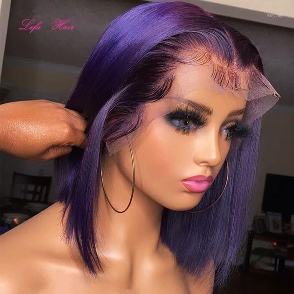 purple color wig short bob lace front human hair wigs pre plucked colored frontal for women straight remy1, Black;brown
purple color wig short bob lace front human hair wigs pre plucked colored frontal for women straight remy1, Black;brown