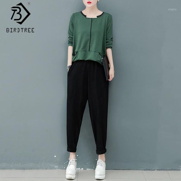 two piece dress women's loose casual suits 2021 spring pieces set o-neck full sleeve oversize elastic waist and pant s03303k, White
two piece dress women's loose casual suits 2021 spring pieces set o-neck full sleeve oversize elastic waist and pant s03303k, White