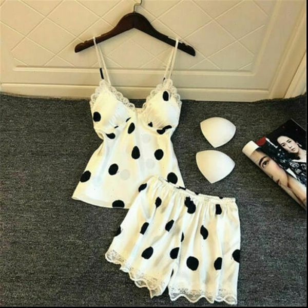 summer pajama sets polka dots womens sleepwears lingerie satin pyjamas babydoll nightdress nightgown nightwear pajamas set, Black;red 
summer pajama sets polka dots womens sleepwears lingerie satin pyjamas babydoll nightdress nightgown nightwear pajamas set, Black;red