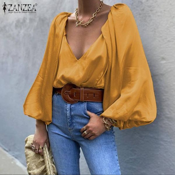 blouses fashion women's blouse 2021 autumn party puff sleeve shirts female v-neck casual solid blusa femininas plus size, White
blouses fashion women's blouse 2021 autumn party puff sleeve shirts female v-neck casual solid blusa femininas plus size, White