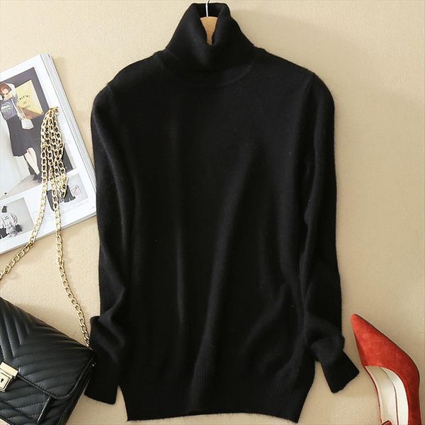 wool turtleneck women autumn winter womens sweaters cashmere knit pullover female tricot jersey jumper pull femme, White;black
wool turtleneck women autumn winter womens sweaters cashmere knit pullover female tricot jersey jumper pull femme, White;black