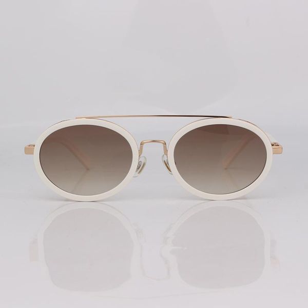 round ivory sunglasses women with glitter double bridge small, White;black
round ivory sunglasses women with glitter double bridge small, White;black