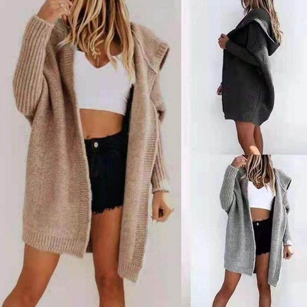 women's knits & tees knitted sweater women casual solid color jacket coat autumn winter fashion long cardigan lady harajuku loose, White
women's knits & tees knitted sweater women casual solid color jacket coat autumn winter fashion long cardigan lady harajuku loose, White