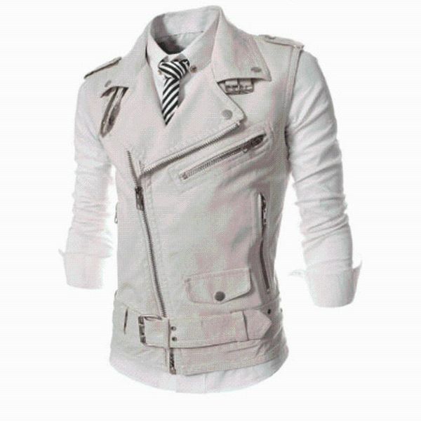 fashion multi zipper short leather vest men motorcycle turn-down-collar waistcoat sleeveless jacket men's vests, Black;white
fashion multi zipper short leather vest men motorcycle turn-down-collar waistcoat sleeveless jacket men's vests, Black;white