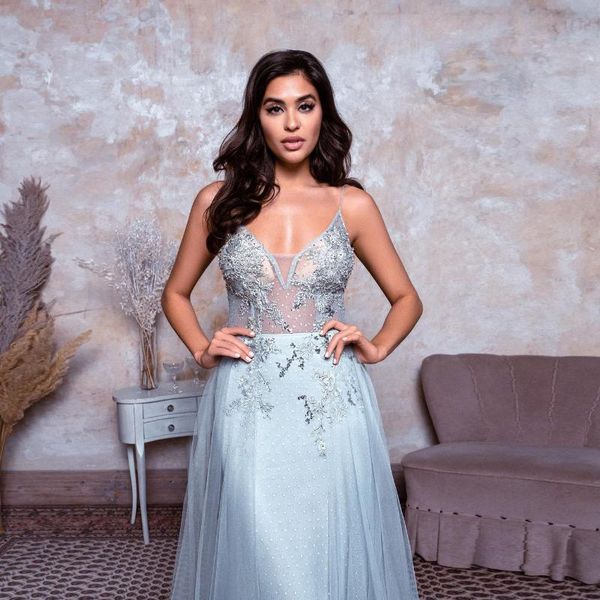 party dresses elegant prom 2021 spaghetti strap sweetheart applique spot tulle a-line floor length women formal evening gowns, White;black
party dresses elegant prom 2021 spaghetti strap sweetheart applique spot tulle a-line floor length women formal evening gowns, White;black