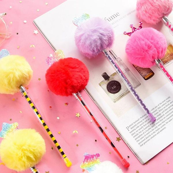ballpoint pens 1pc cute pen student stationery 0.5mm gel plush plastic school office supplies black ink writing handle, Blue;orange
ballpoint pens 1pc cute pen student stationery 0.5mm gel plush plastic school office supplies black ink writing handle, Blue;orange