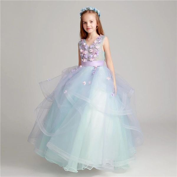 girl's dresses tulle long flower girl for weddings appliques beaded ball gown kids party communion dress, Red;yellow
girl's dresses tulle long flower girl for weddings appliques beaded ball gown kids party communion dress, Red;yellow