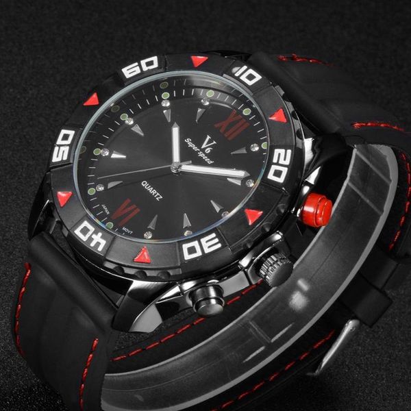 wristwatches 2021 arrived men's v6 watch fashion silicone quartz analog design men sports male wristwatch mascuion relojes, Slivery;brown
wristwatches 2021 arrived men's v6 watch fashion silicone quartz analog design men sports male wristwatch mascuion relojes, Slivery;brown