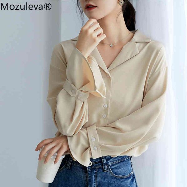 elegant lapel chiffon shirts women casual flare sleeve single-breasted office ladies blouses female 210427, White
elegant lapel chiffon shirts women casual flare sleeve single-breasted office ladies blouses female 210427, White