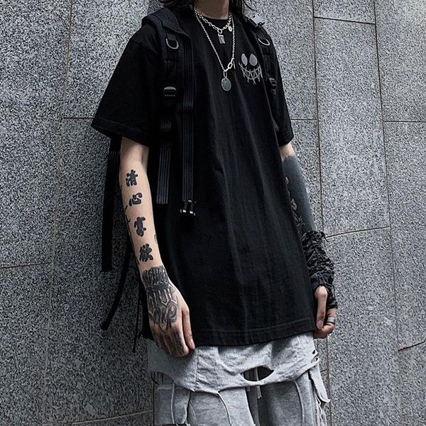 men's t-shirts korean reflective short sleeve t-shirt harajuku oversize anime shirt polyester oversized t graphic tees, White;black
men's t-shirts korean reflective short sleeve t-shirt harajuku oversize anime shirt polyester oversized t graphic tees, White;black