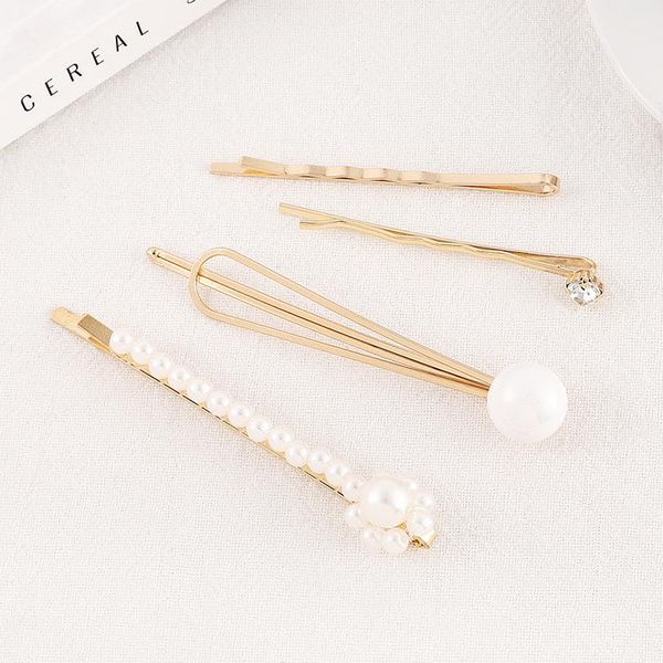 hair clips & barrettes 4pcs/set fashion pearl clip for women girls elegant beauty styling barrette stick pins tiara ornaments 137941, Golden;silver
hair clips & barrettes 4pcs/set fashion pearl clip for women girls elegant beauty styling barrette stick pins tiara ornaments 137941, Golden;silver