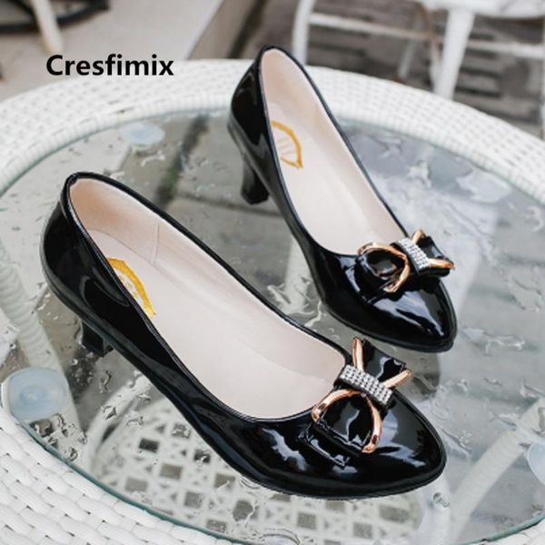 dress shoes cresfimix women fashion sweet comfortable black pu leather office high heel lady cute mujer tacones altos c3420
dress shoes cresfimix women fashion sweet comfortable black pu leather office high heel lady cute mujer tacones altos c3420