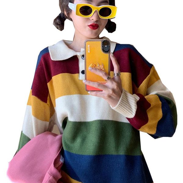 striped long sleeve women sweaters fashion knited female sweater oversize loose ladies girls pullovers outwear women's, White;black
striped long sleeve women sweaters fashion knited female sweater oversize loose ladies girls pullovers outwear women's, White;black