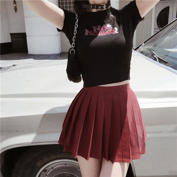 women's t-shirt leixin original summer sweetheart crimson print short-sleeved round collar tight women black european, White
women's t-shirt leixin original summer sweetheart crimson print short-sleeved round collar tight women black european, White