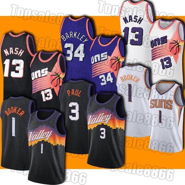 devin 1 booker jersey chris 3 paul jerseys throwback steve 13 nash jersey retro charles 34 barkley basketball uniform, Black;red
devin 1 booker jersey chris 3 paul jerseys throwback steve 13 nash jersey retro charles 34 barkley basketball uniform, Black;red