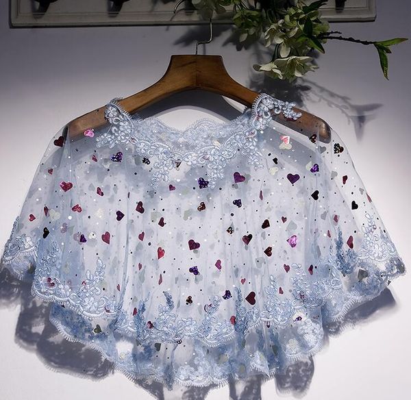 scarves women's spring summer flower embroidery shiny heart mesh lace pashmina female vintage sunscreen cloak shawl r2959, Blue;gray
scarves women's spring summer flower embroidery shiny heart mesh lace pashmina female vintage sunscreen cloak shawl r2959, Blue;gray
