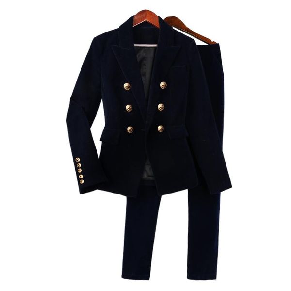 women's suits & blazers velvet notched blazer feminino women and straight pants 2 pieces set, White;black
women's suits & blazers velvet notched blazer feminino women and straight pants 2 pieces set, White;black