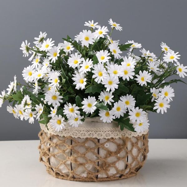 decorative flowers & wreaths 1pc 34cm 9heads silk artificial daisy flower bouquet plantas artificiales home decoration chrysanthemum fake
decorative flowers & wreaths 1pc 34cm 9heads silk artificial daisy flower bouquet plantas artificiales home decoration chrysanthemum fake