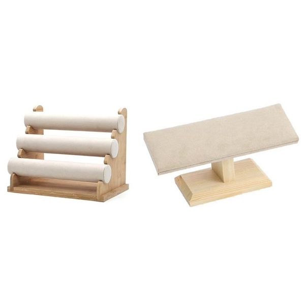 jewelry pouches, bags 2 pcs bamboo display bracelet storage bangle stand, 3 tier & t-bar, Pink;blue
jewelry pouches, bags 2 pcs bamboo display bracelet storage bangle stand, 3 tier & t-bar, Pink;blue