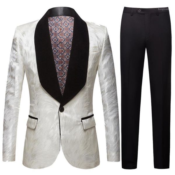 men's suits & blazers mens fashion big shawl lapel 3 pieces set white black wedding groom quality jacquard banquet tuxedo
men's suits & blazers mens fashion big shawl lapel 3 pieces set white black wedding groom quality jacquard banquet tuxedo