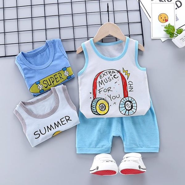 clothing sets er price cute boys girls boutique casual children summer clothes cartoon kids vest+pants 2pcs short set, White
clothing sets er price cute boys girls boutique casual children summer clothes cartoon kids vest+pants 2pcs short set, White