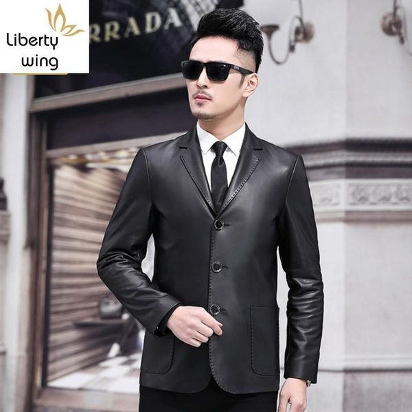 men's leather & faux winter genuine jacket for men fashion brand blazers suit slim black sheepskin jackets and coats large size 5xl
men's leather & faux winter genuine jacket for men fashion brand blazers suit slim black sheepskin jackets and coats large size 5xl