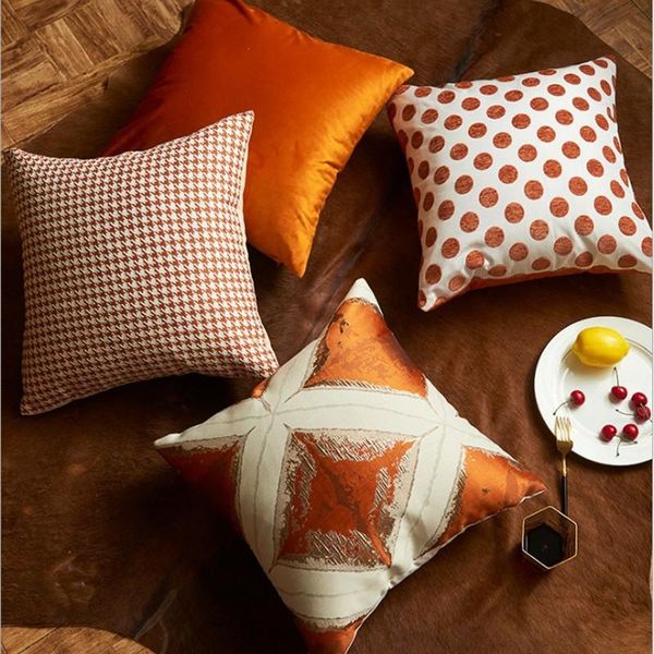 cushion/decorative pillow luxury orange jacquard cushion cover chenille dot geometric home decoration sofa pillowcase sham 30x50cm
cushion/decorative pillow luxury orange jacquard cushion cover chenille dot geometric home decoration sofa pillowcase sham 30x50cm