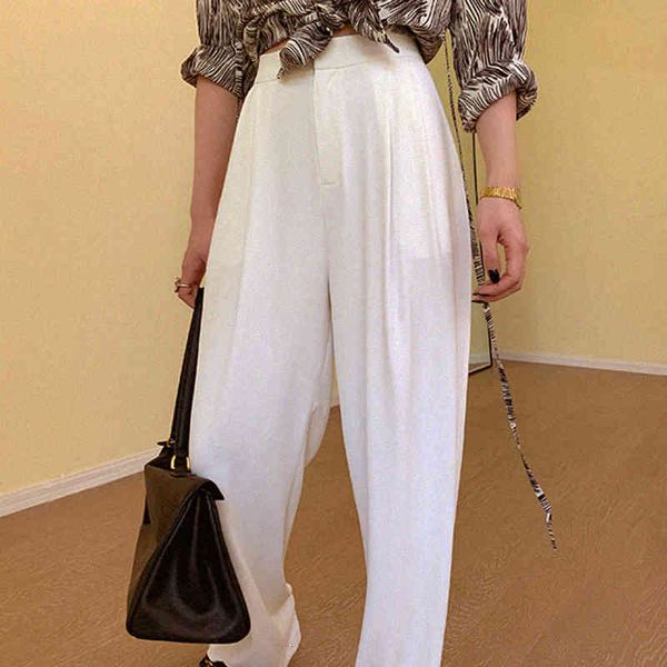jean white straight pants women high waits pocket loose office lady casual chic wide leg trousers elegant femme long pant, Blue
jean white straight pants women high waits pocket loose office lady casual chic wide leg trousers elegant femme long pant, Blue