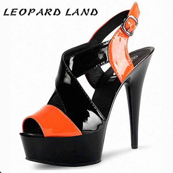 15cm heels colouring contrast roman hollow fish mouth super high heel thin waterproof platform sandal lyp sandals, Black
15cm heels colouring contrast roman hollow fish mouth super high heel thin waterproof platform sandal lyp sandals, Black