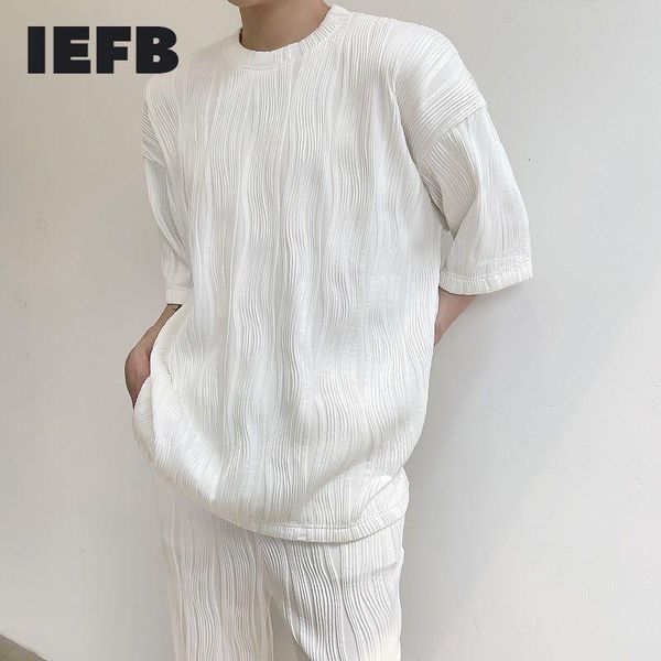 men's t-shirts iefb2021 fold embossed fabric trend casual round neck short-sleeved t-shirt streetwear male clothing loose causal y7532, White;black
men's t-shirts iefb2021 fold embossed fabric trend casual round neck short-sleeved t-shirt streetwear male clothing loose causal y7532, White;black