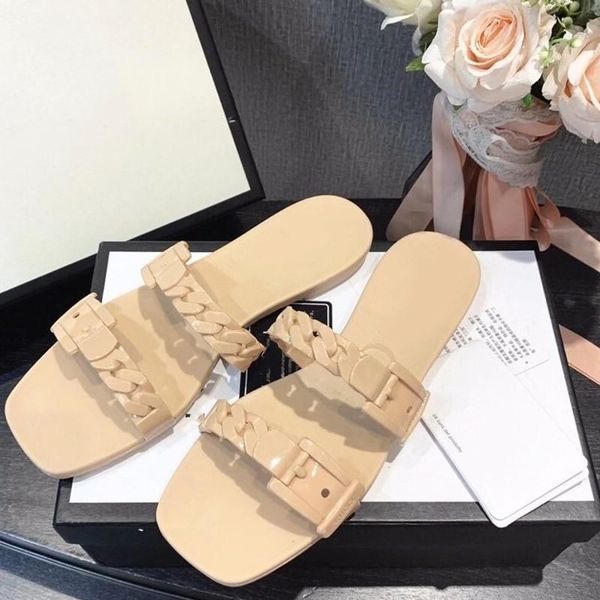 women shoes candy colors slippers zapatos de mujer 2021 jelly slides buckle chain flats outdoor ladies desgin, Black
women shoes candy colors slippers zapatos de mujer 2021 jelly slides buckle chain flats outdoor ladies desgin, Black