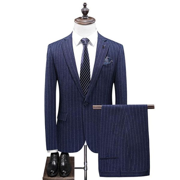 men's suits & blazers (jacket+vest+pants) high-end wedding dress classic british stripe business casual suit formal three-piece, White;black
men's suits & blazers (jacket+vest+pants) high-end wedding dress classic british stripe business casual suit formal three-piece, White;black