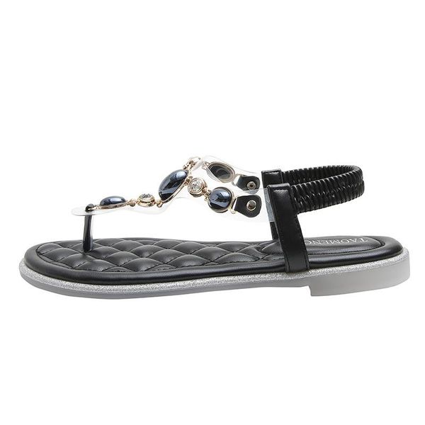 sandals fashion gladiator for women agate gems decoratio flats summer outside beach footwear female casual shoes, Black
sandals fashion gladiator for women agate gems decoratio flats summer outside beach footwear female casual shoes, Black