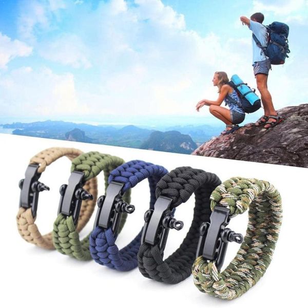 23cm adjustable bracelet braided umbrella rope hiking make survival outdoor tactical emergency parachute rescue bracelets t s8n7 gadgets
23cm adjustable bracelet braided umbrella rope hiking make survival outdoor tactical emergency parachute rescue bracelets t s8n7 gadgets
