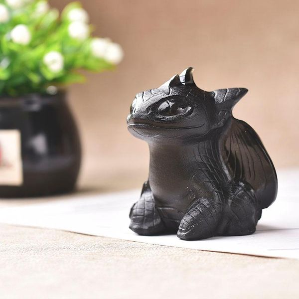 decorative objects & figurines obsidian quartz toothless healing gift crafts dragon hand carved crystal home decorati 100% natural f
decorative objects & figurines obsidian quartz toothless healing gift crafts dragon hand carved crystal home decorati 100% natural f