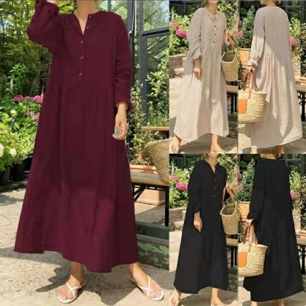 autumn winter large loose stand collar open tube long cotton linen color long sleeve large swing, White;black
autumn winter large loose stand collar open tube long cotton linen color long sleeve large swing, White;black