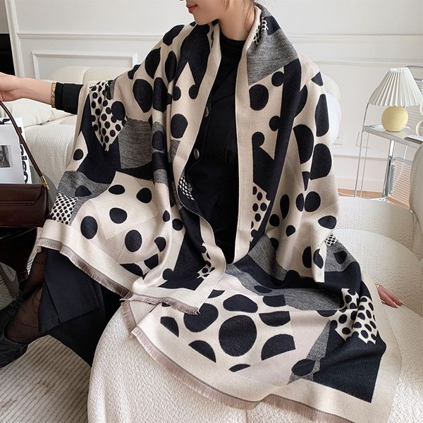 cashmere-like autumn winter new european and american polka dot scarf lengthen thicken air conditioner long shawl warm fringe bib wo, Blue;gray
cashmere-like autumn winter new european and american polka dot scarf lengthen thicken air conditioner long shawl warm fringe bib wo, Blue;gray