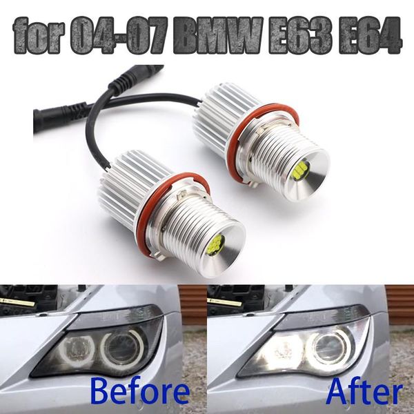 car headlights 90w super bright white led angel eyes marker halo ring light for 04-07 6-series e63 e64 645ci 650i
car headlights 90w super bright white led angel eyes marker halo ring light for 04-07 6-series e63 e64 645ci 650i